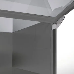 Підйомний механізм для відкидних фасадів KINVARO T-Slim Tipmatic, LF500-1100, Silver